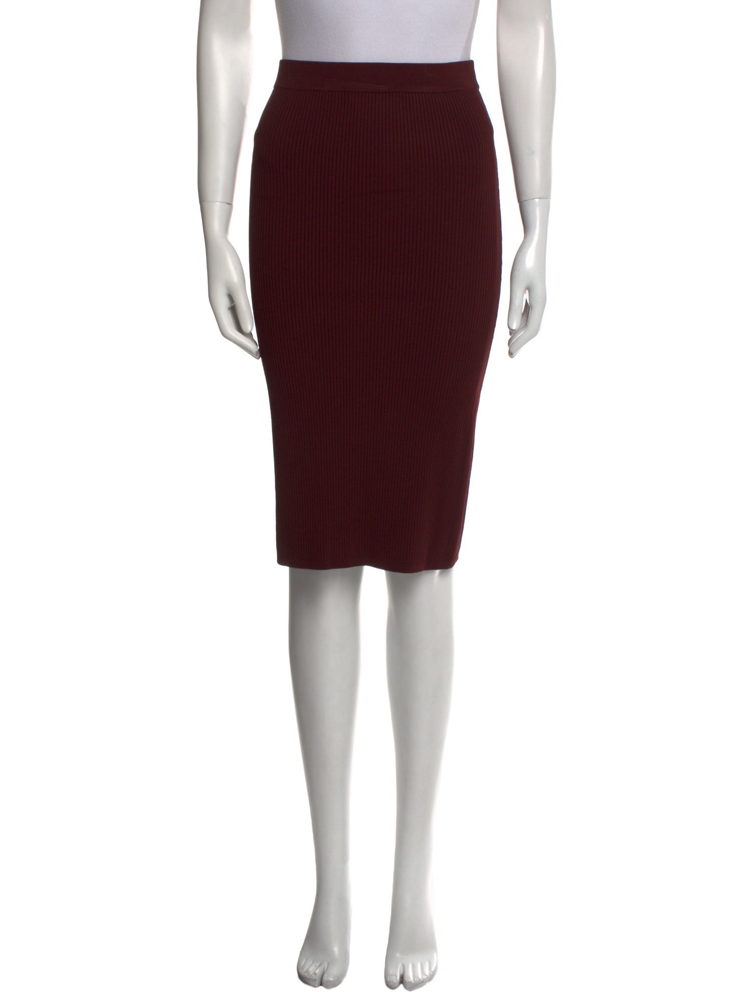 Vince Grosgrain Trim Knee-Length Skirt