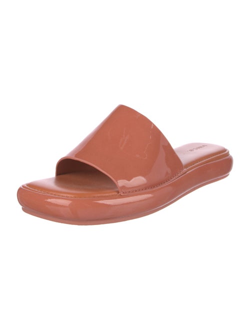 Vince Patent Leather Slides