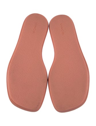 Vince Patent Leather Slides