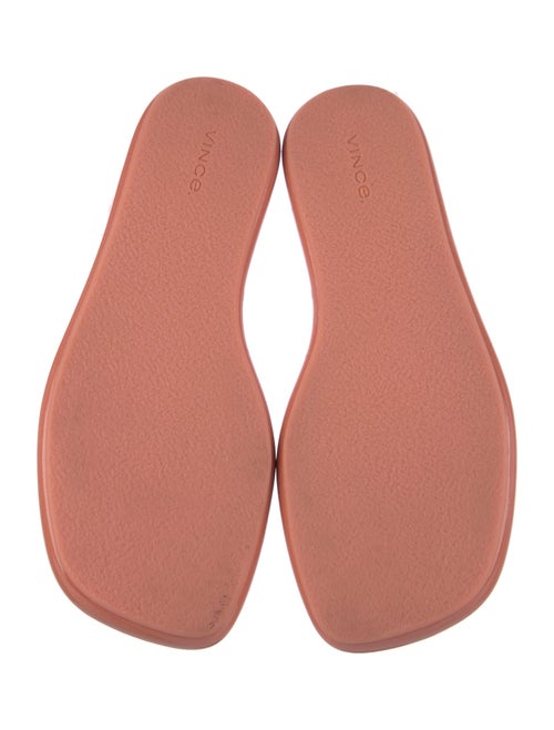 Vince Patent Leather Slides