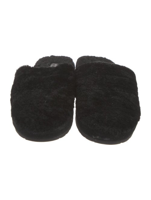 Vince Lamb Fur Fur Trim Mules
