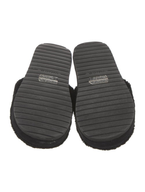 Vince Lamb Fur Fur Trim Mules