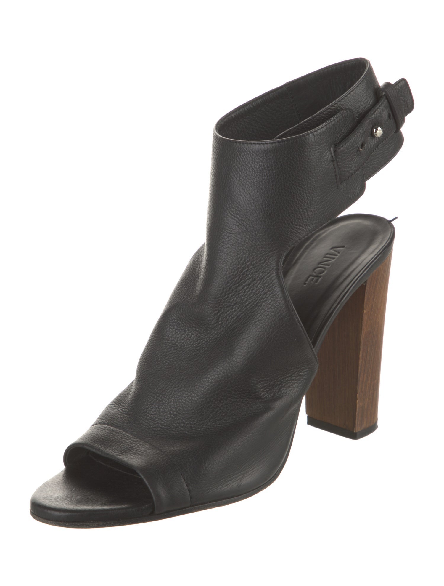 Vince Leather Slingback Pumps