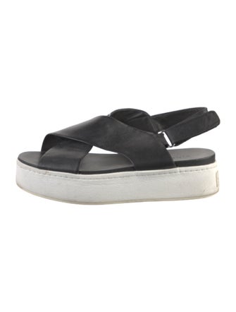 Vince Leather Slides
