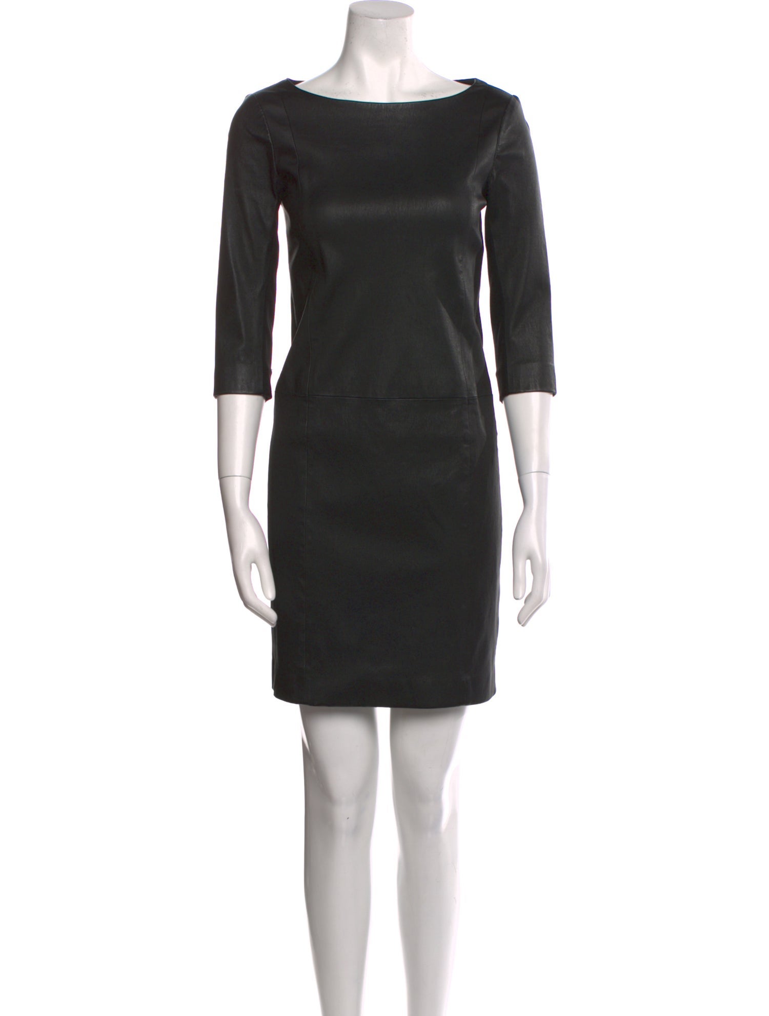 Vince Leather Mini Dress