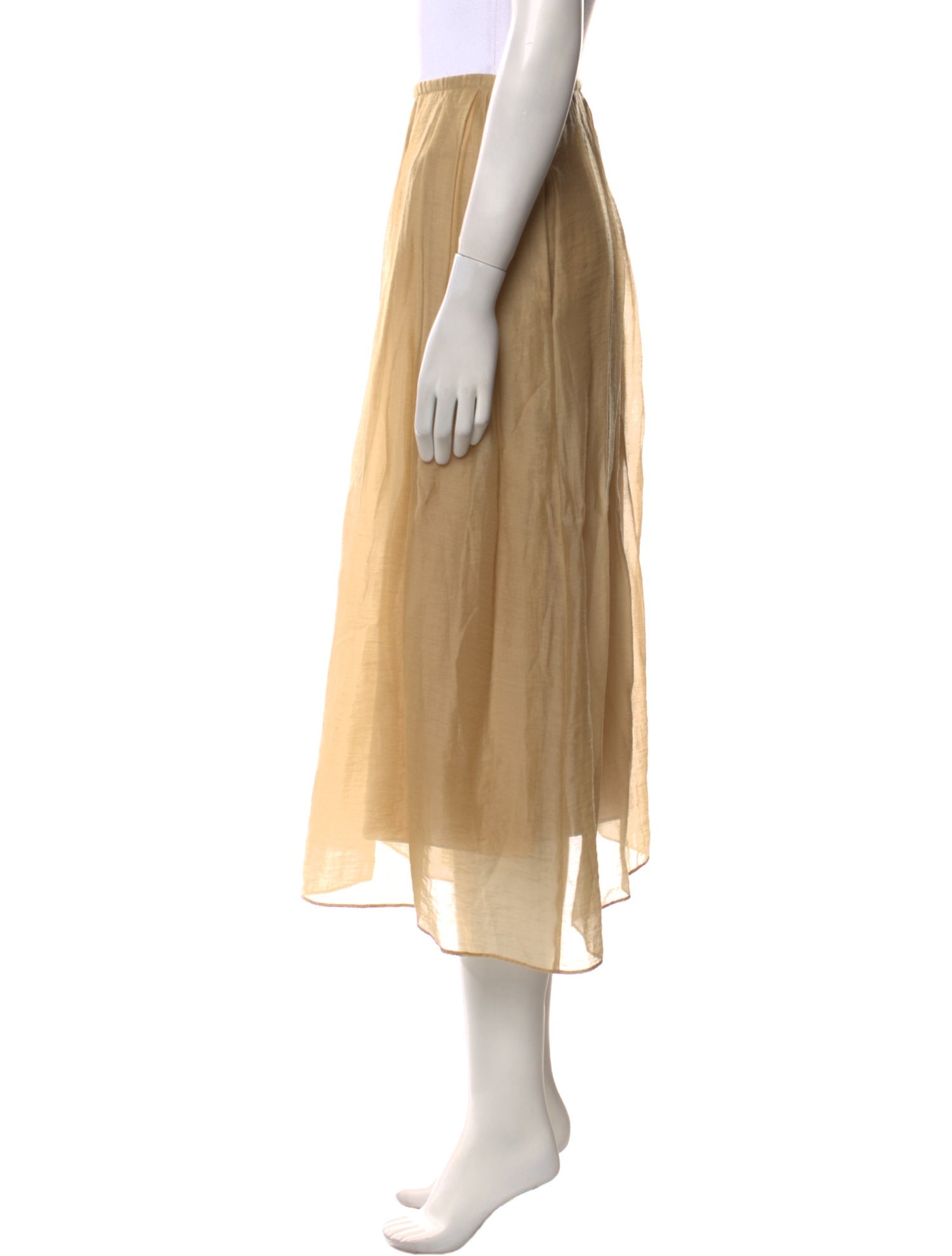 Vince Silk Midi Length Skirt