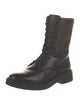 Vince Leather Combat Boots