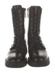 Vince Leather Combat Boots