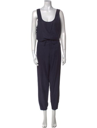 Vince Silk Scoop Neck Jumpsuit