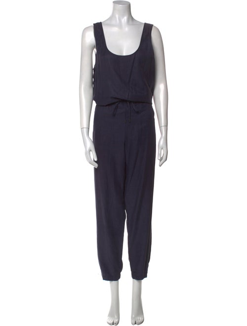 Vince Silk Scoop Neck Jumpsuit