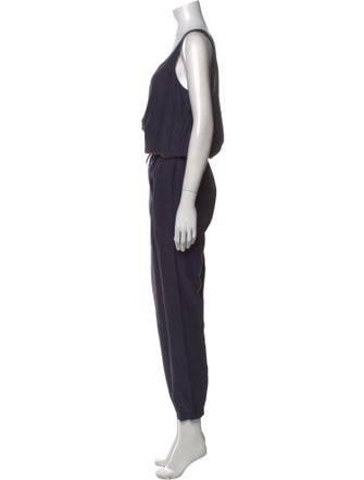 Vince Silk Scoop Neck Jumpsuit