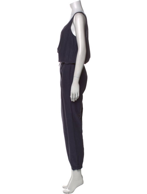 Vince Silk Scoop Neck Jumpsuit
