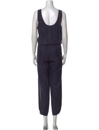 Vince Silk Scoop Neck Jumpsuit