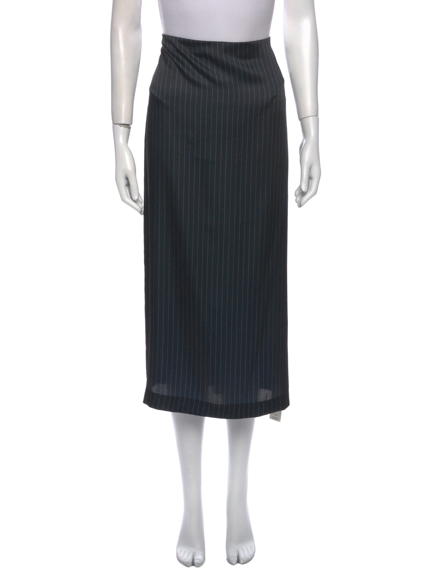 Vince Striped Midi Length Skirt