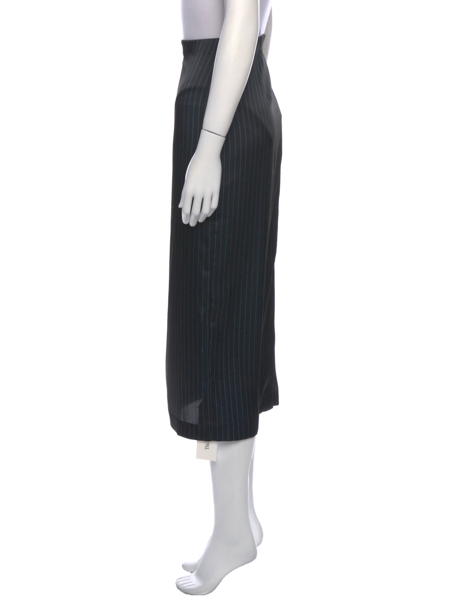 Vince Striped Midi Length Skirt