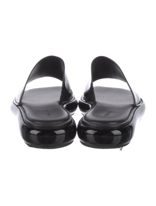 Vince Patent Leather Slides