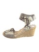 Vince Leather Animal Print Espadrilles