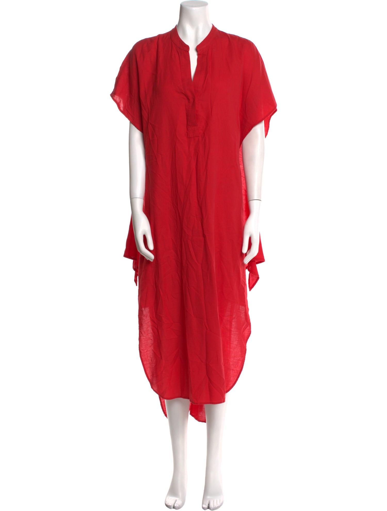 Vince V-Neck Long Dress