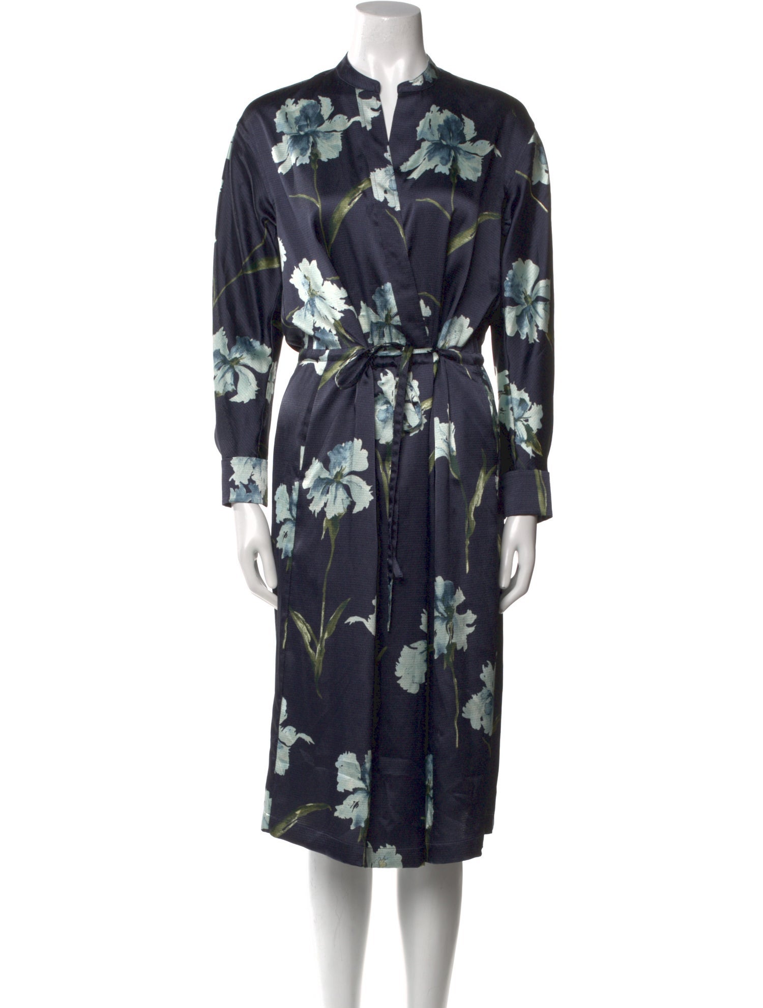 Vince Floral Print Midi Length Dress w/ Tags