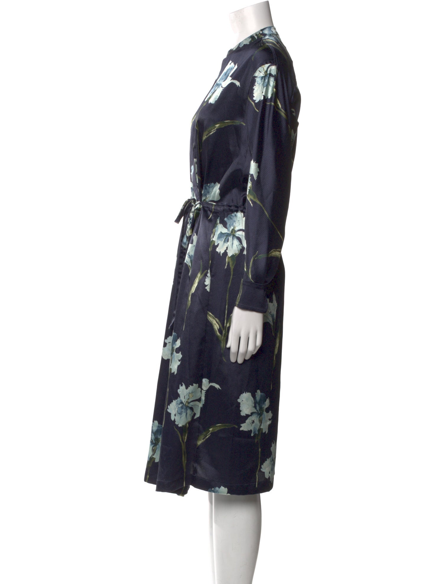 Vince Floral Print Midi Length Dress w/ Tags