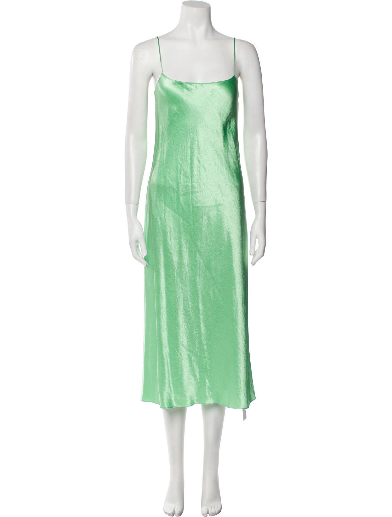 Vince Square Neckline Midi Length Dress