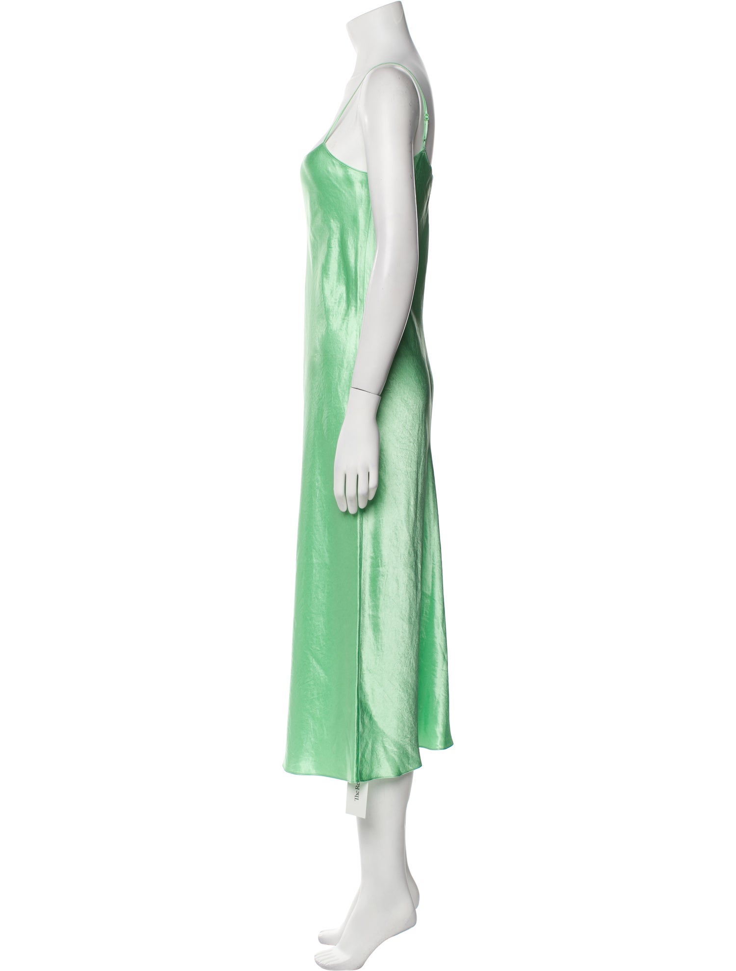 Vince Square Neckline Midi Length Dress