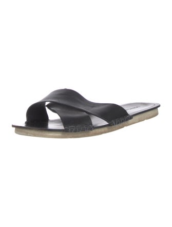 Vince Leather Slides