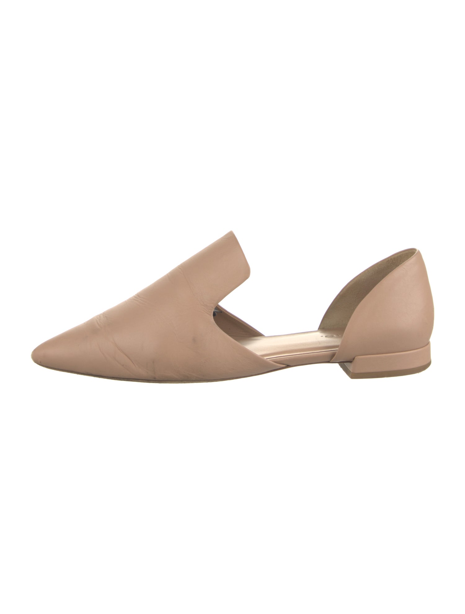 Vince Leather D'Orsay Flats