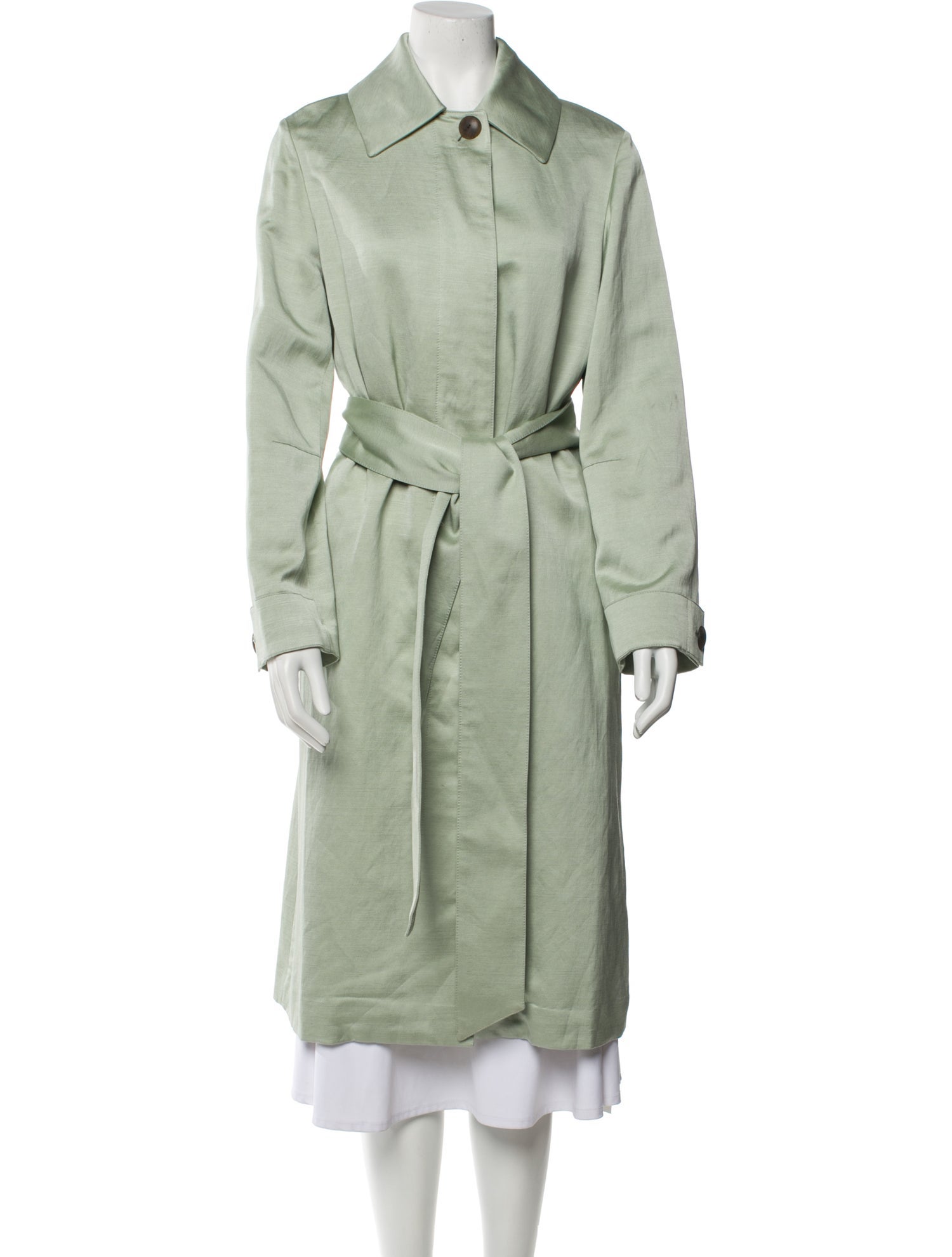 Vince Linen Trench Coat