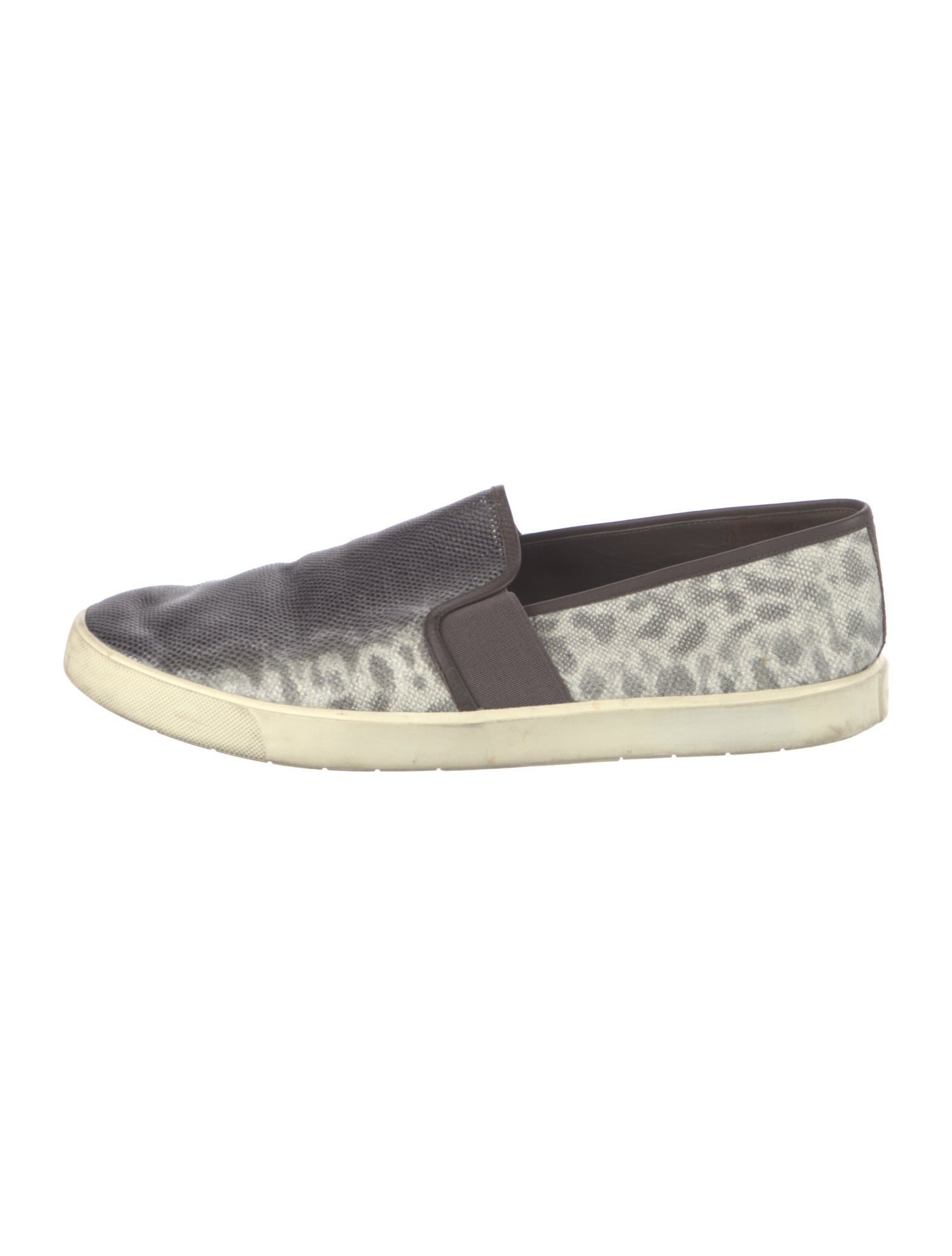 Vince Leather Printed Sneakers