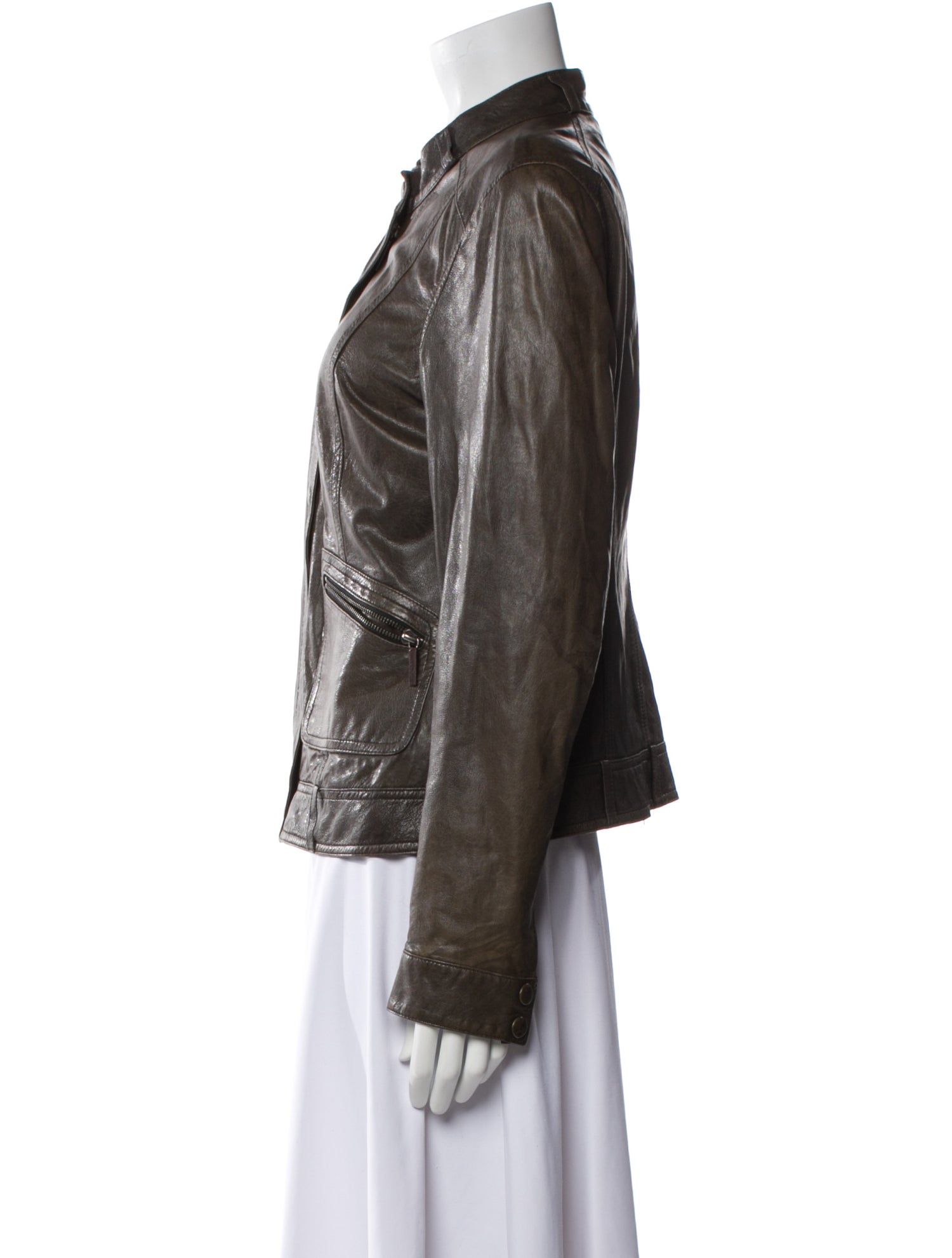 Vince Leather Biker Jacket