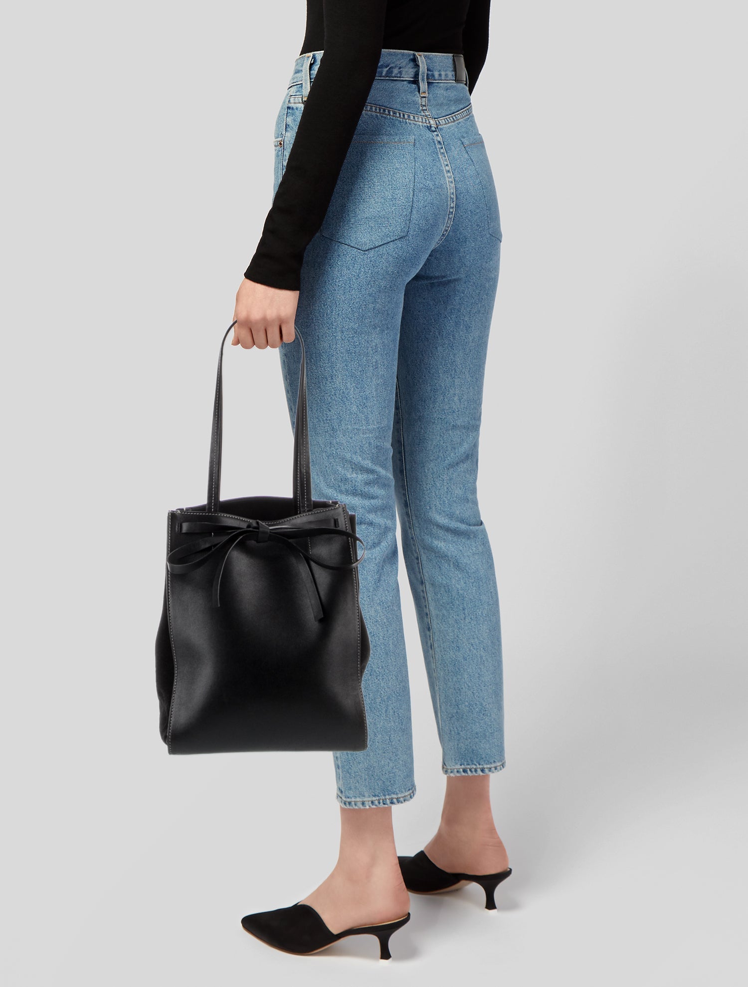 Vince Leather Bucket Bag