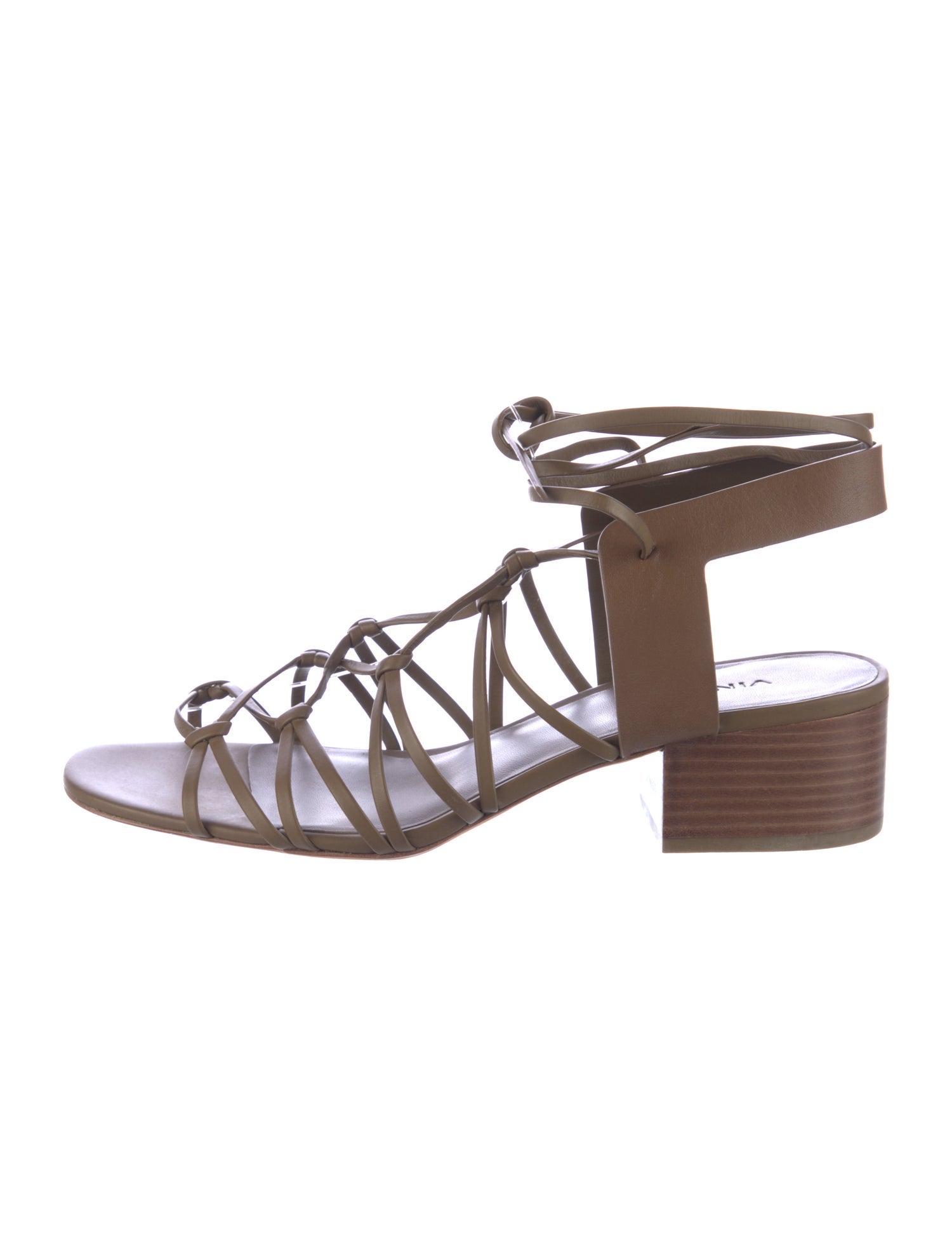 Vince Leather Gladiator Sandals