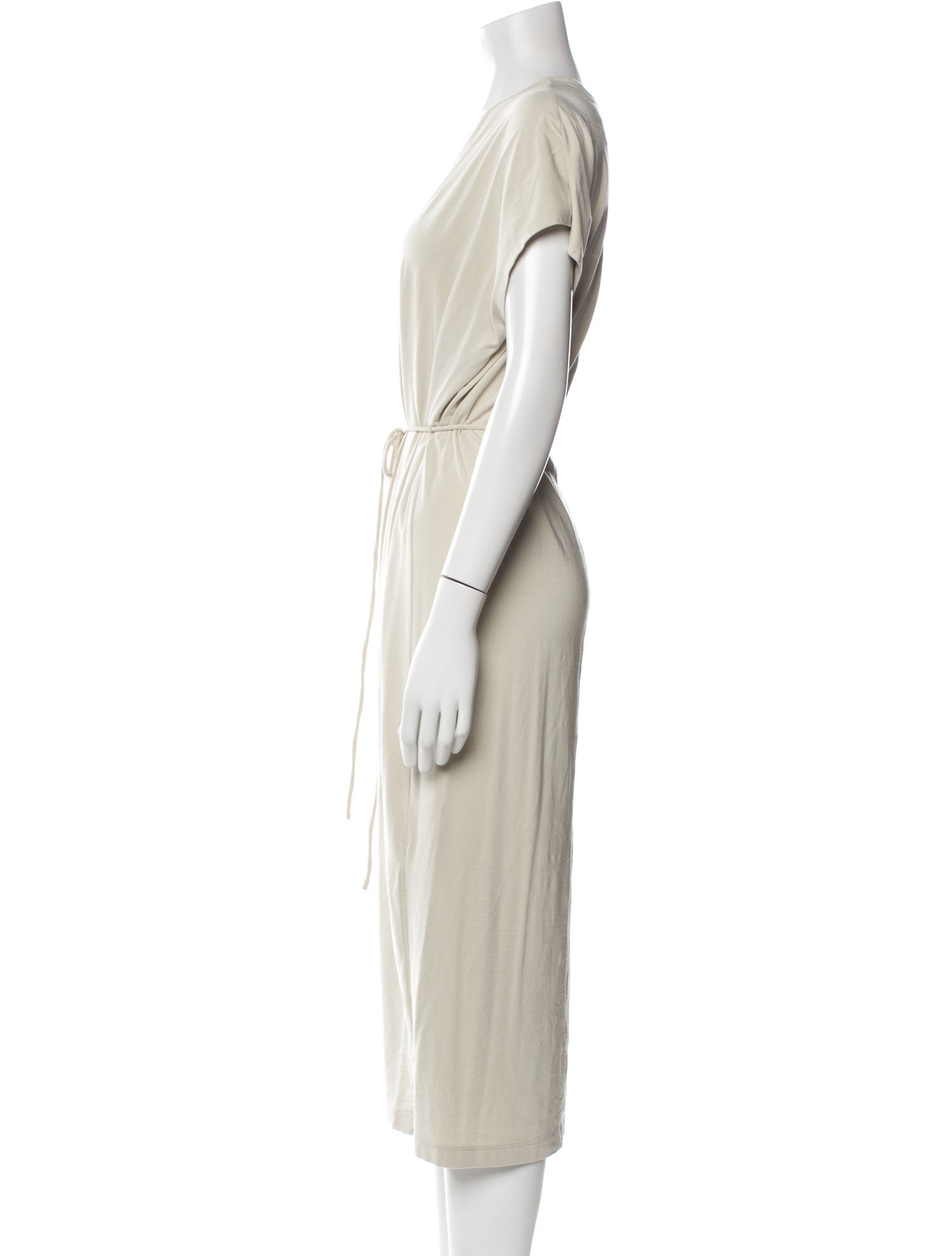 Vince V-Neck Midi Length Dress