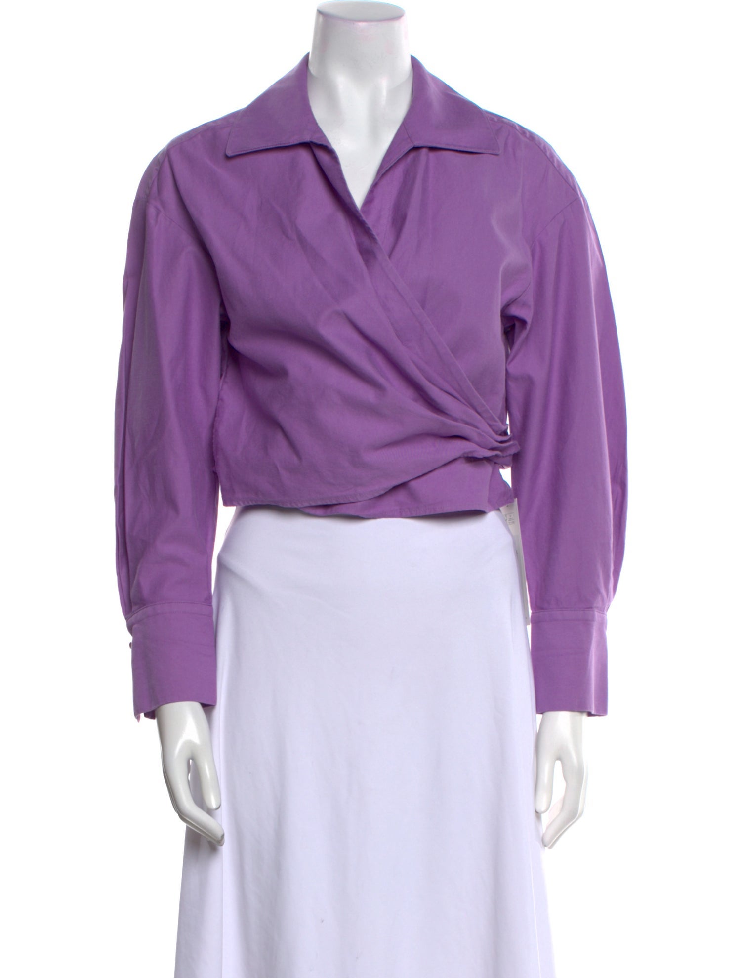 Vince Long Sleeve Crop Top