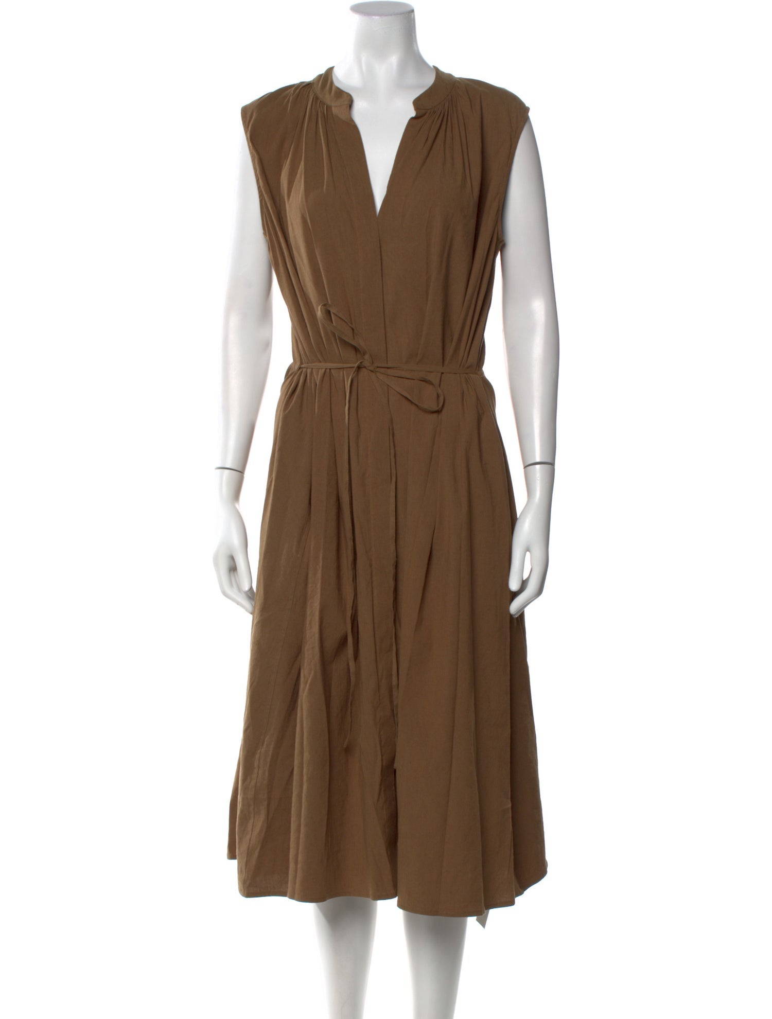 Vince V-Neck Midi Length Dress
