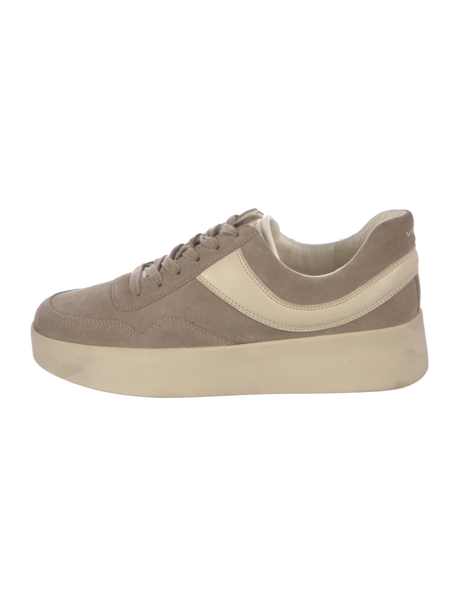 Vince Suede Colorblock Pattern Sneakers