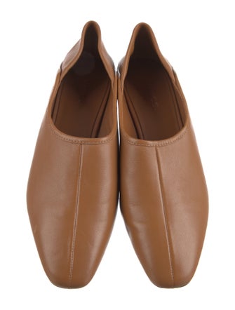 Vince Leather Ballet Flats