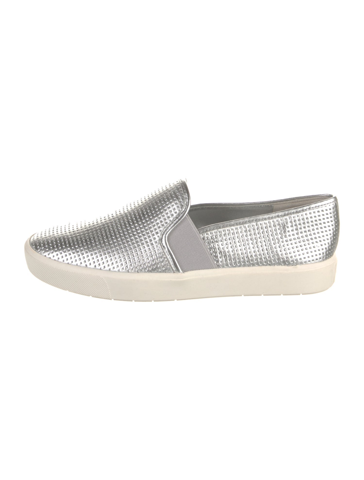 Vince Leather Colorblock Pattern Sneakers