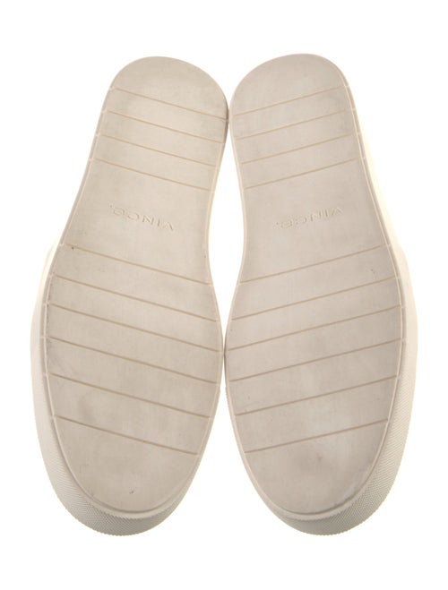 Vince Leather Colorblock Pattern Sneakers