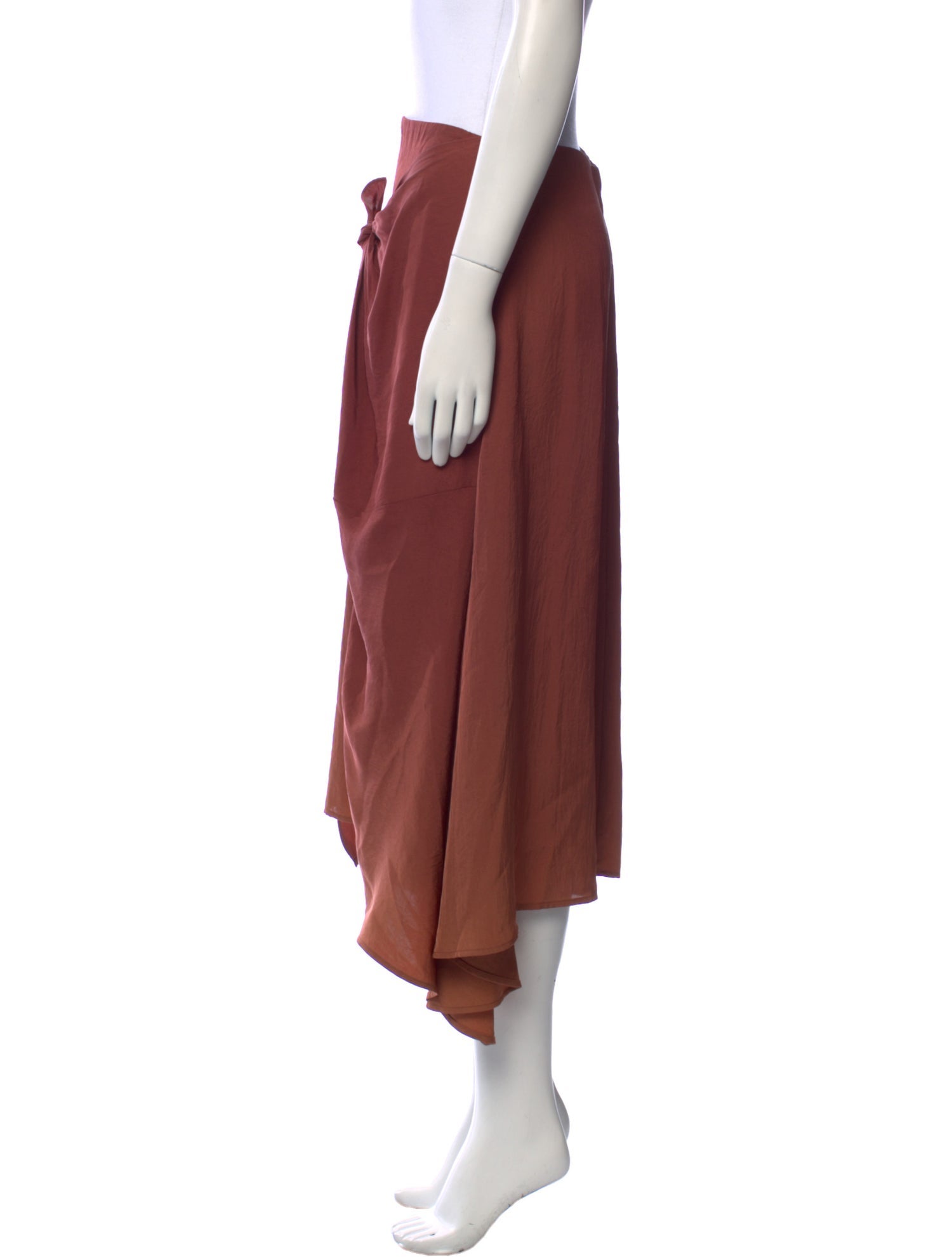 Vince Silk Midi Length Skirt