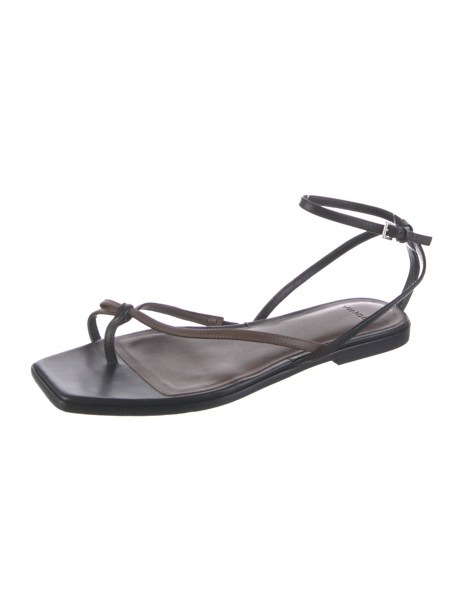 Vince Leather Slingback Sandals