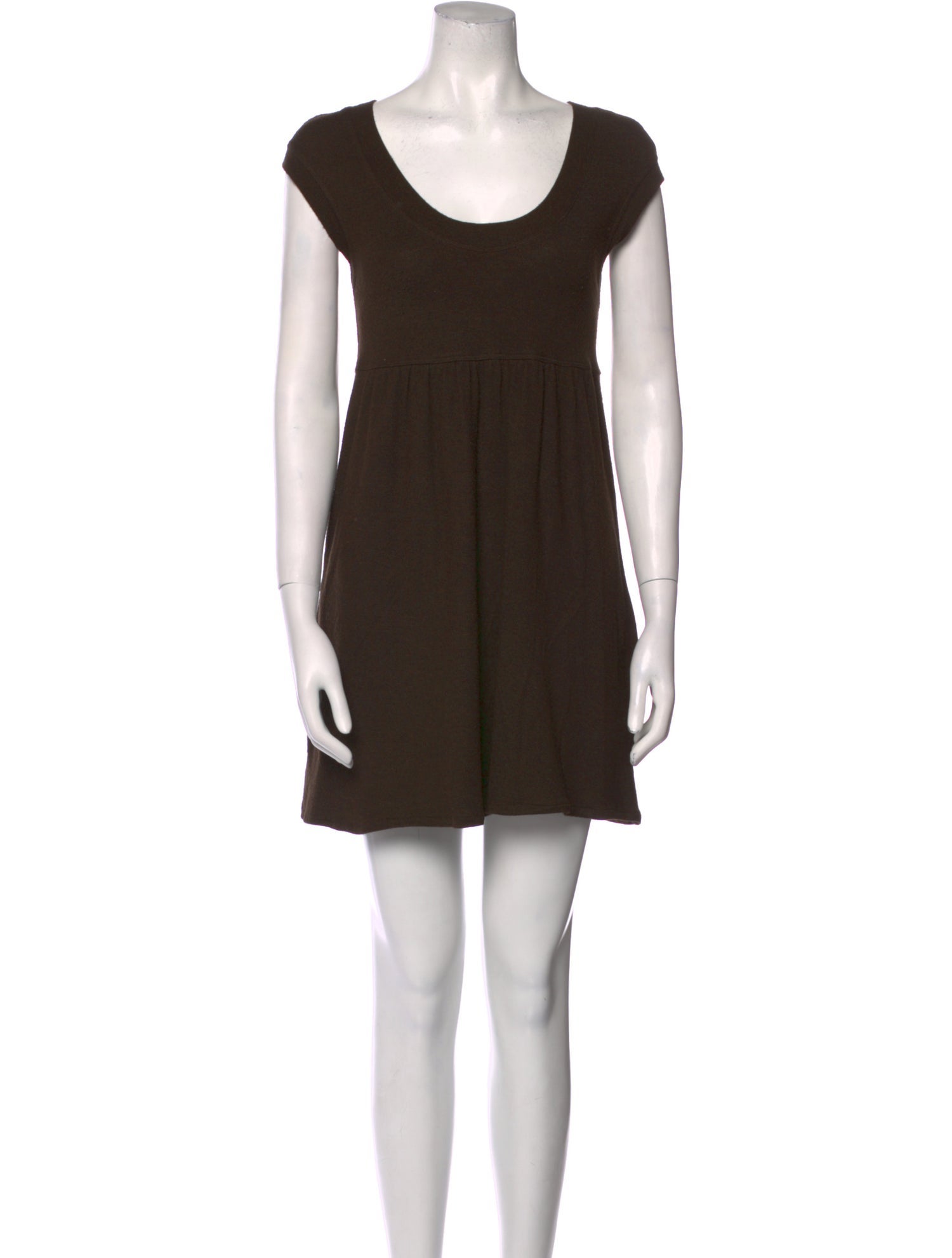 Vince Scoop Neck Mini Dress
