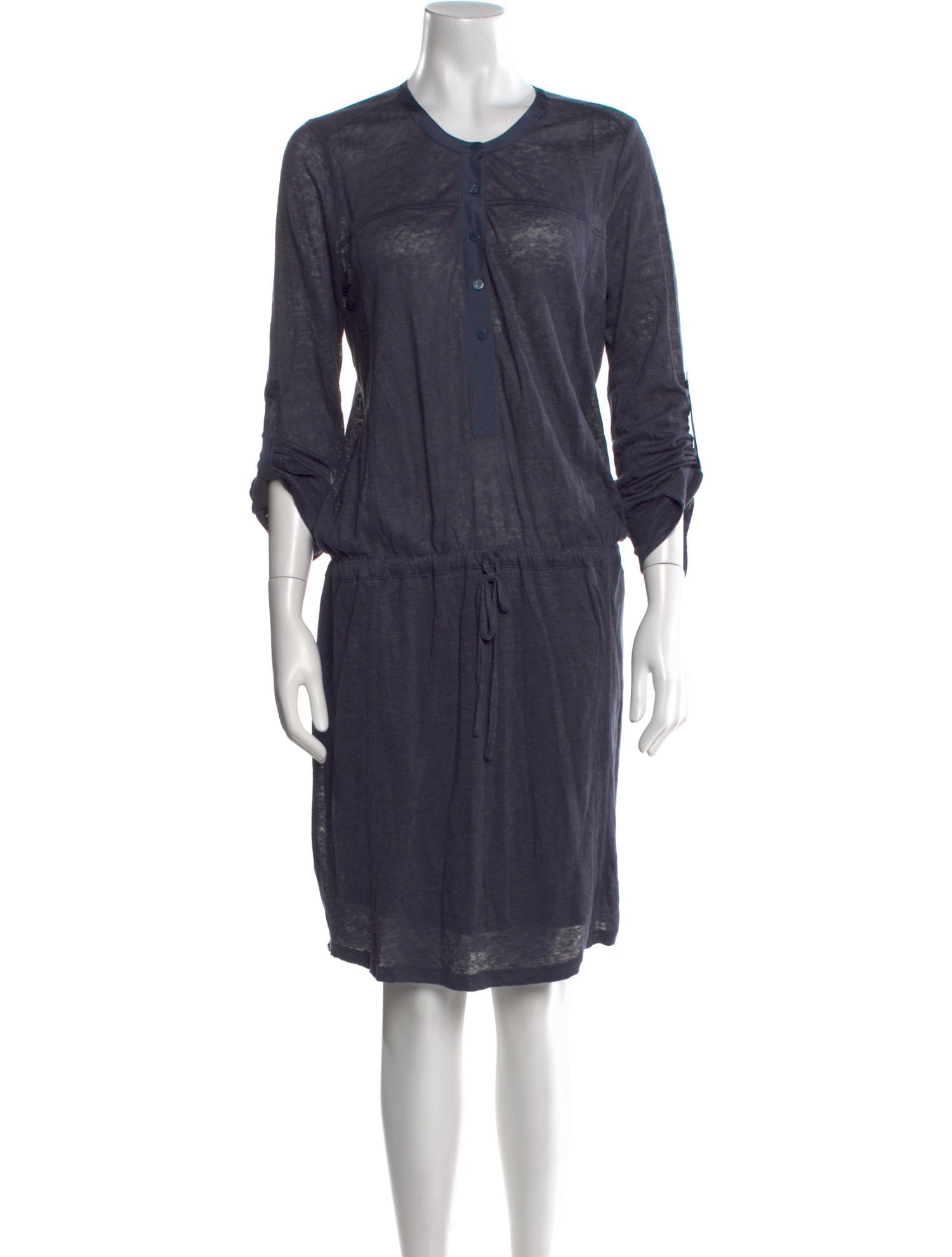 Vince Linen Midi Length Dress