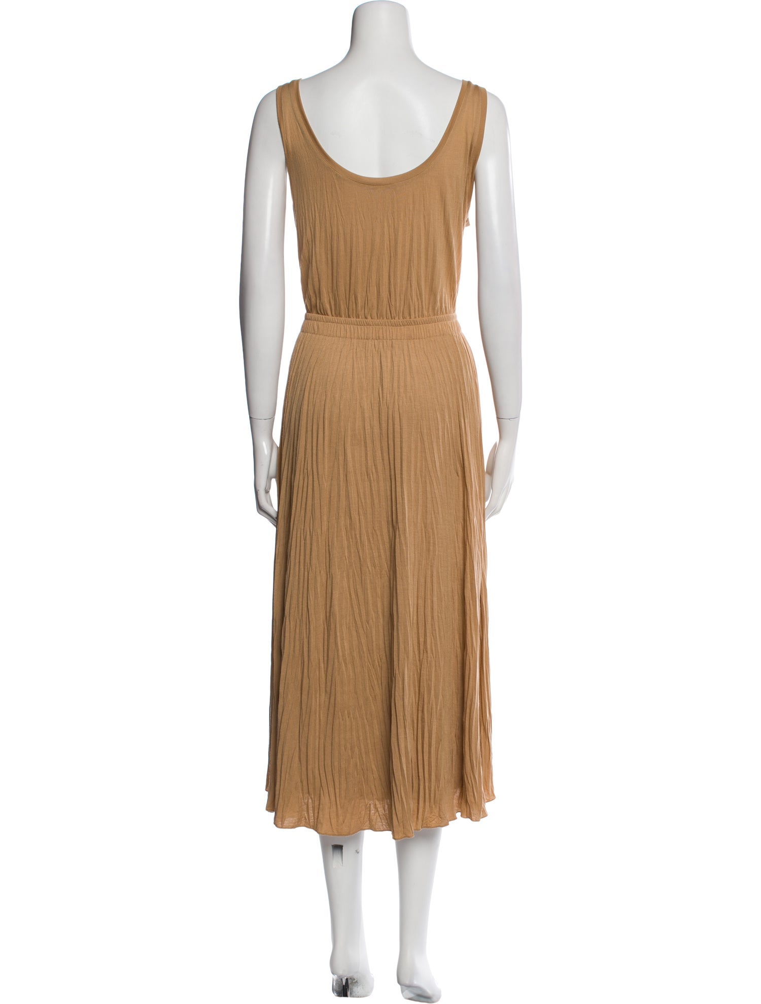 Vince Scoop Neck Long Dress