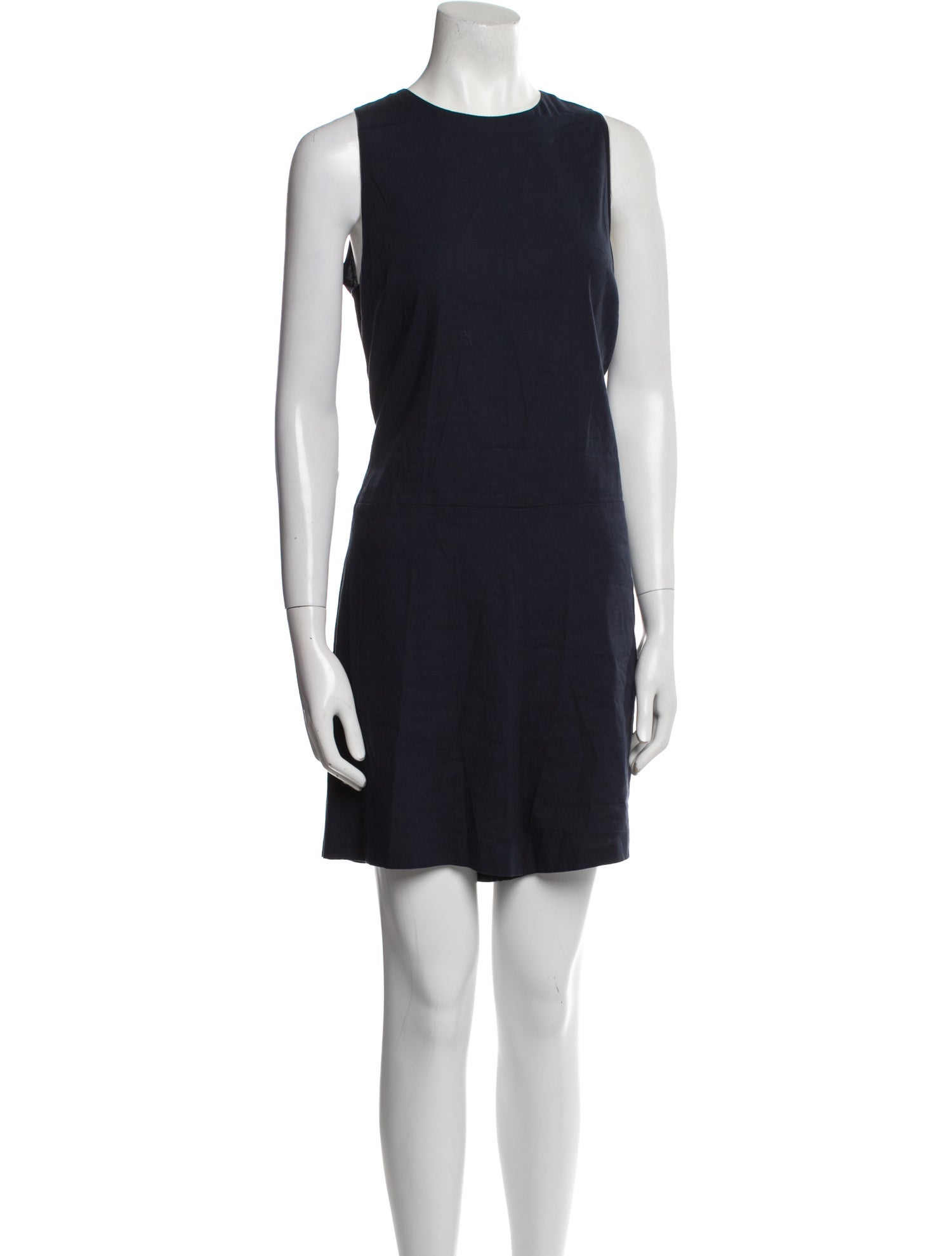 Vince Linen Crew Neck Romper