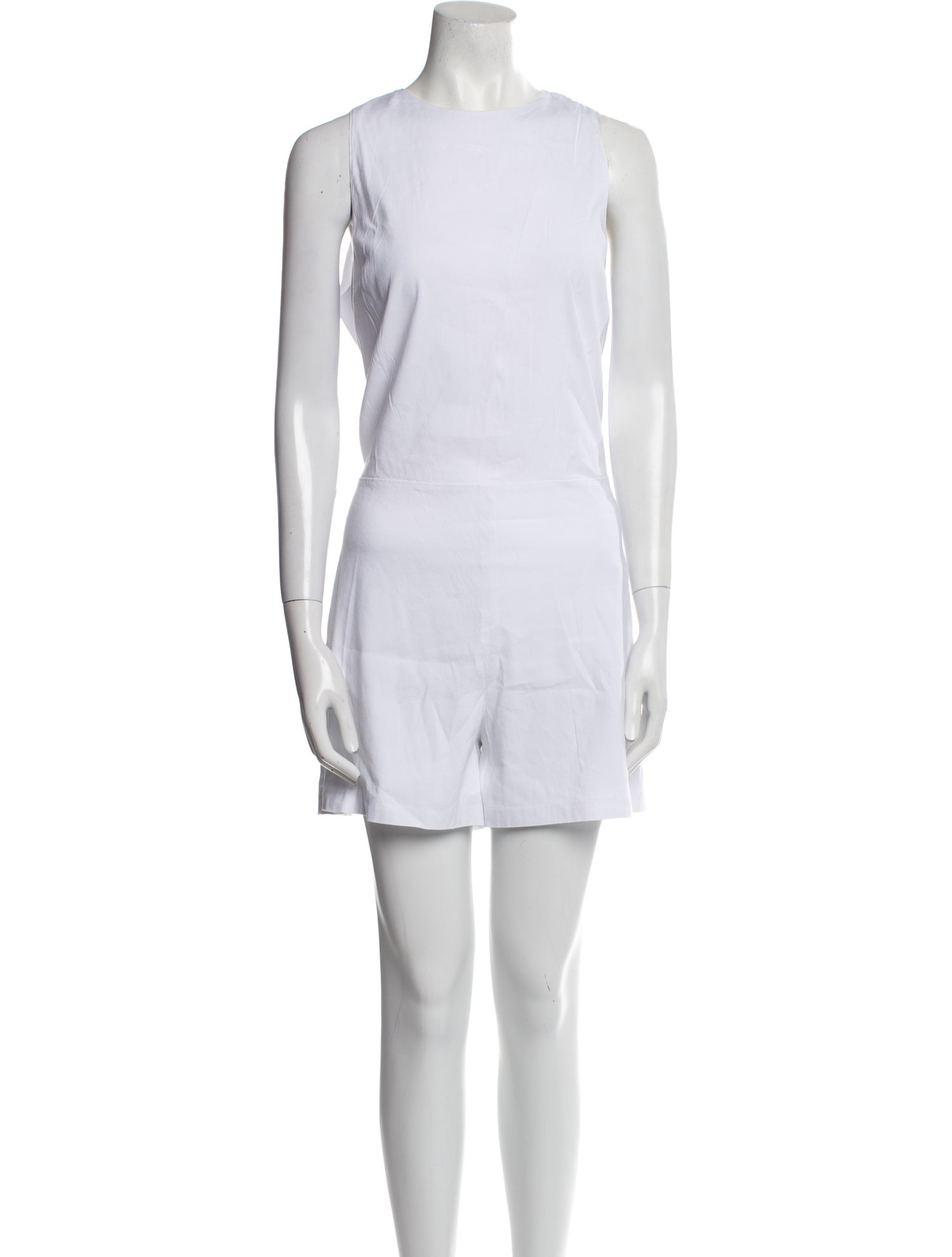 Vince Linen Crew Neck Romper
