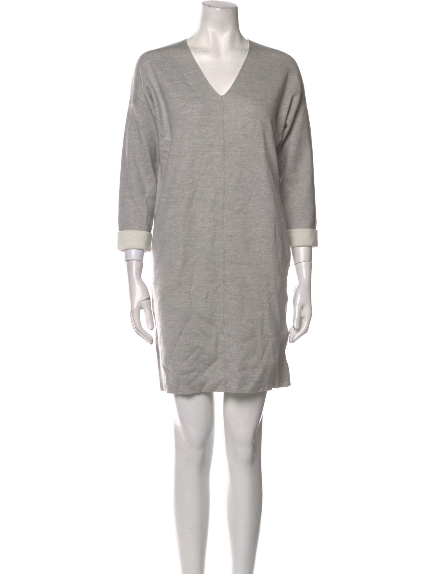 Vince V-Neck Mini Dress