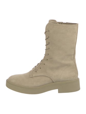Vince Suede Combat Boots