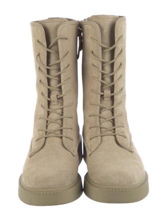 Vince Suede Combat Boots